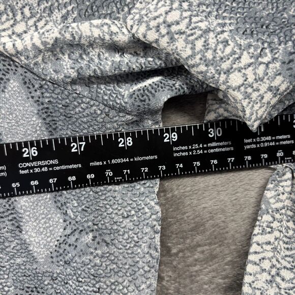 Oxygen Women Duster Cardigan Kimono Sheer Snakeskin Print Open Front 3X B107 - Picture 6 of 10